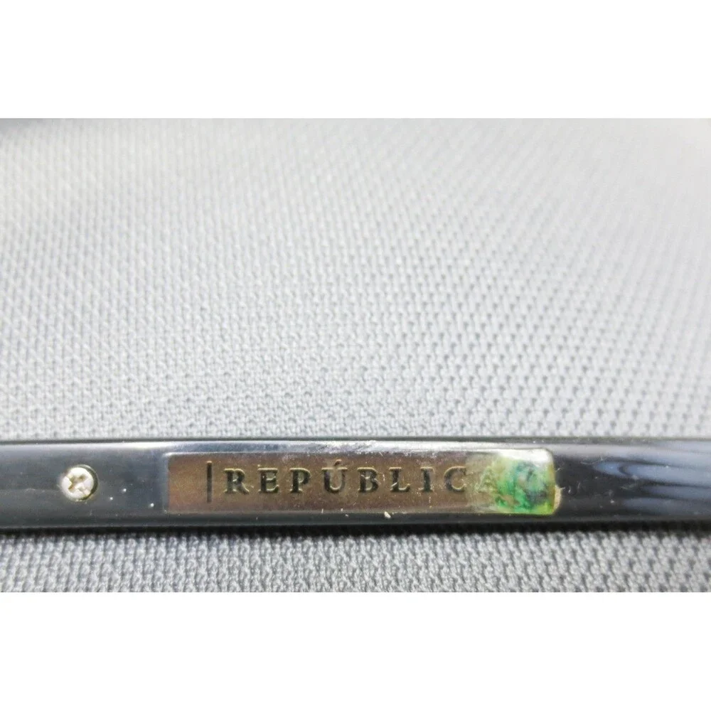 Republica Albany Black Rectangular Eyeglasses Frames 56-17-140 SL 35600
